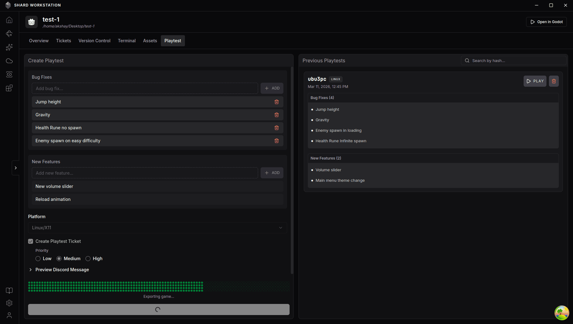 Playtest Relay